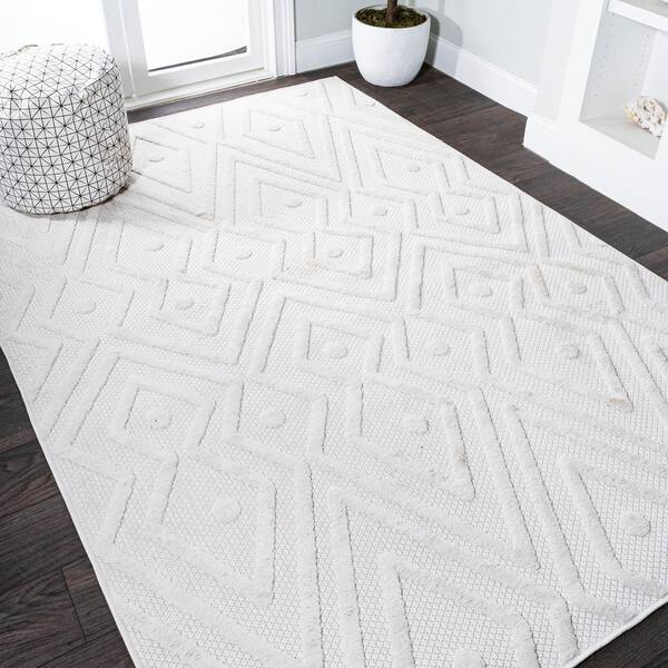 Mad Mats Moroccan Cool Silver Outdoor Mat 4'x6