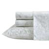 Laura Ashley Toile Delight Sage Green 4-Piece Percale Cotton Queen Sheet Set USHSA01280538
