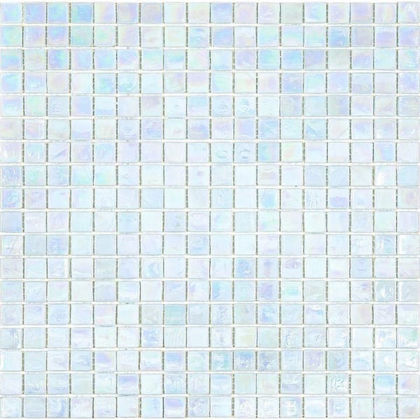 Apollo Tile Skosh Glossy Honeydew Green 11.6 in. x 11.6 in. Glass Mosaic Wall and Floor Tile (18.69 sq. ft./case) (20-pack)