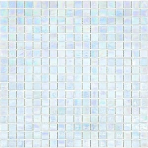 Skosh Glossy Honeydew Green 11.6 in. x 11.6 in. Glass Mosaic Wall and Floor Tile (18.69 sq. ft./case) (20-pack)