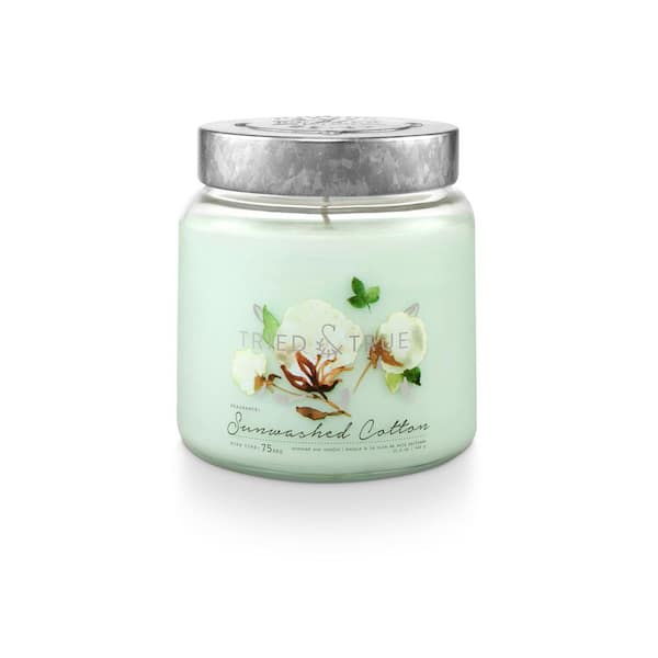 Unbranded 15.5 fl. oz. Sunwashed Cotton Large Jar Scented Candle 1-Pack