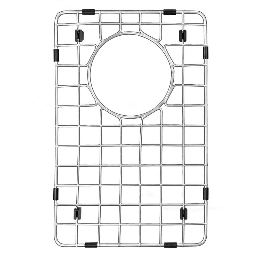 Karran 9 in. x 14 in. Stainless Steel Bottom Grid Fits Small Bowl on QT 721 and QU 721 GR 6019 The Home Depot