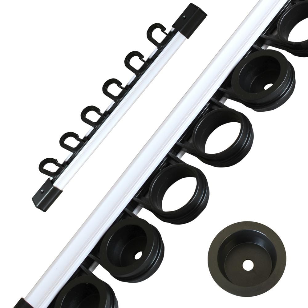 Black Rubber Fishing Rod Holder Insert Rod with Cap Protectors Kit Fit for  Rod and Reel Protectors