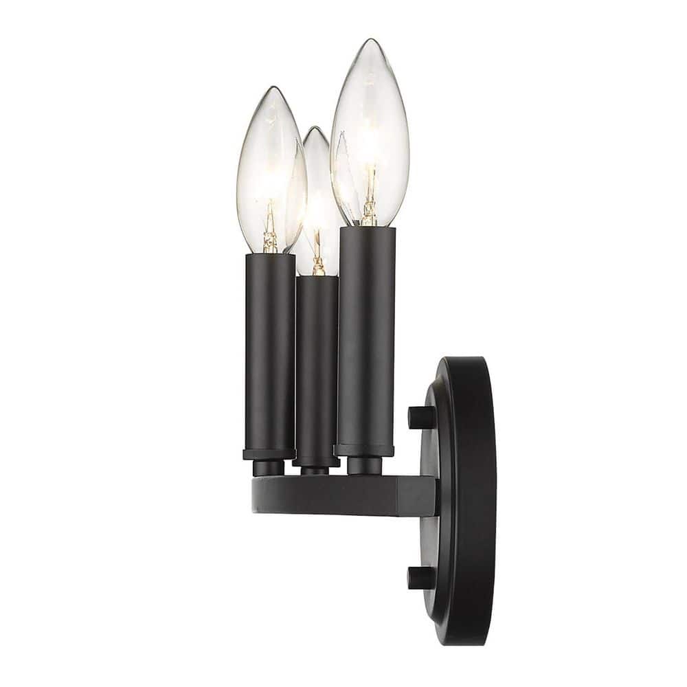 6.63 in. Black Indoor Hardwired Sconce with No Bulbs Included price history on PriceWatchPro