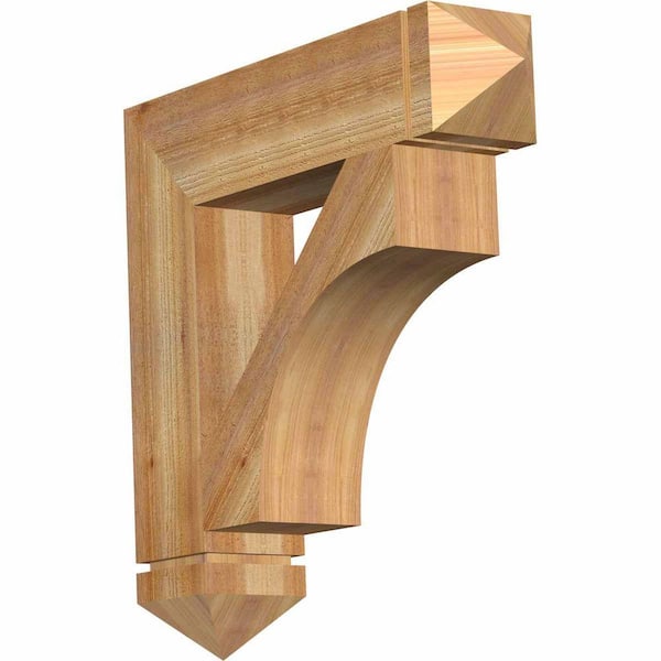 Ekena Millwork 6 in. x 28 in. x 28 in. Western Red Cedar Westlake Arts and Crafts Rough Sawn