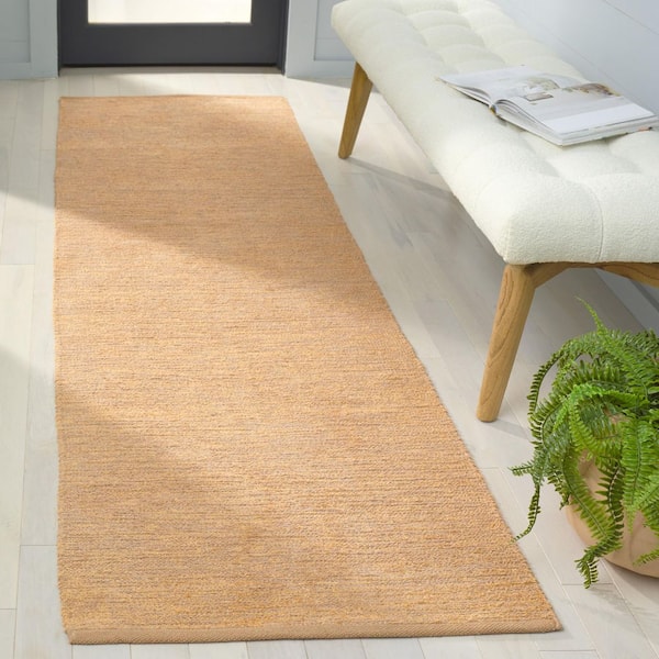 Montauk 2 ft. x 8 ft. Gold Modern Solid Runner Rug