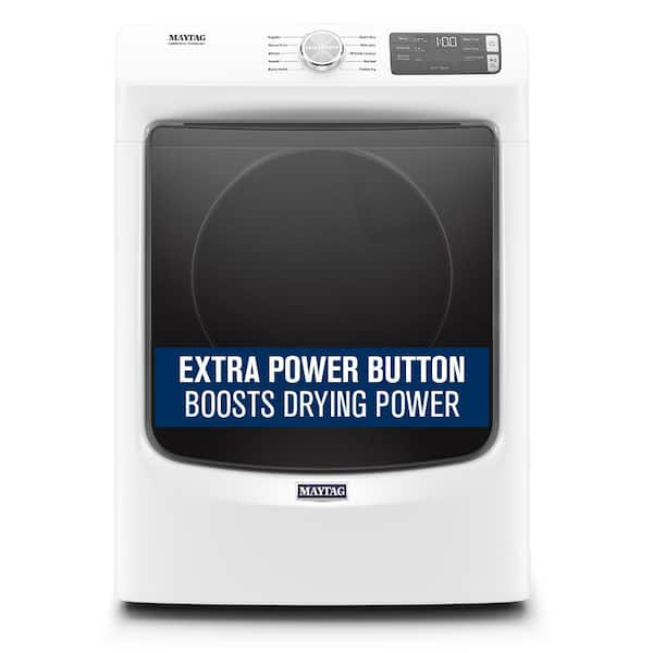 7.3 cu. ft. 240-Volt White Stackable Electric Vented Dryer with Quick Dry Cycle, ENERGY STAR