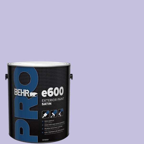 BEHR PRO 1 gal. #630A-3 Weeping Wisteria Satin Exterior Paint