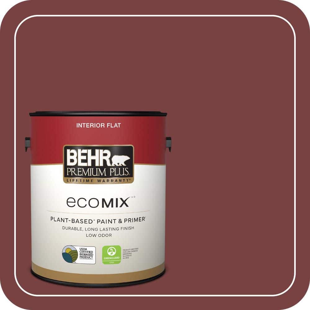 1 gal. #PPF-01 Tile Red Flat EcoMix Plant-Based Interior Paint & Primer price history on PriceWatchPro