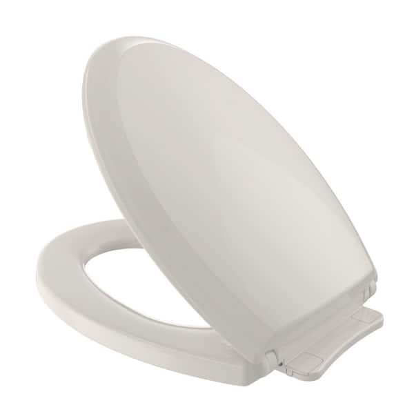 TOTO Guinevere SoftClose Elongated Closed Front Toilet Seat in Sedona Beige