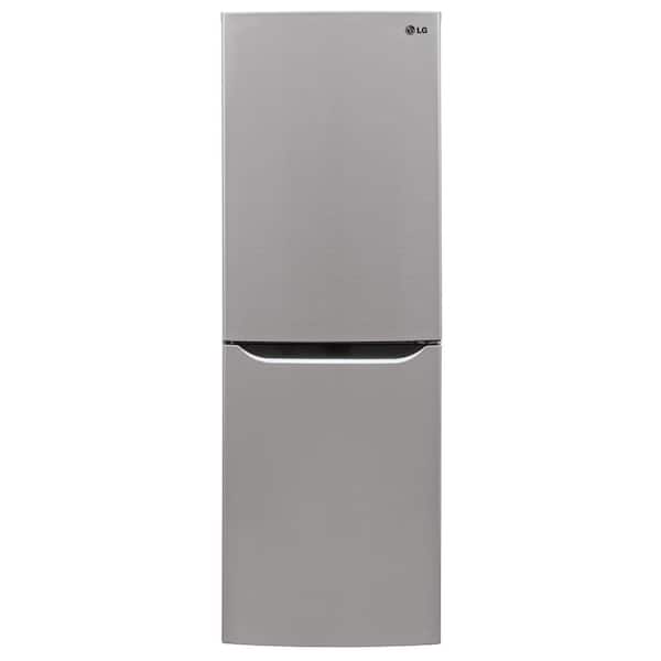 LG 10 cu. ft. Bottom Freezer Refrigerator in Platinum