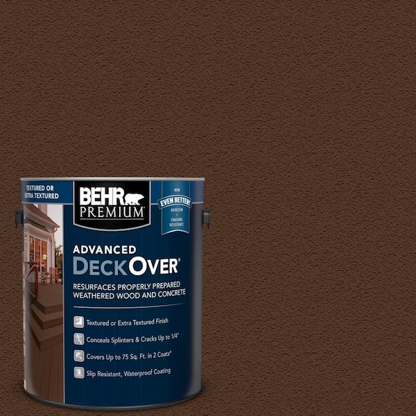 BEHR Premium Advanced DeckOver 1 gal. #SC-117 Russet Textured Solid Color Exterior Wood and Concrete Coating