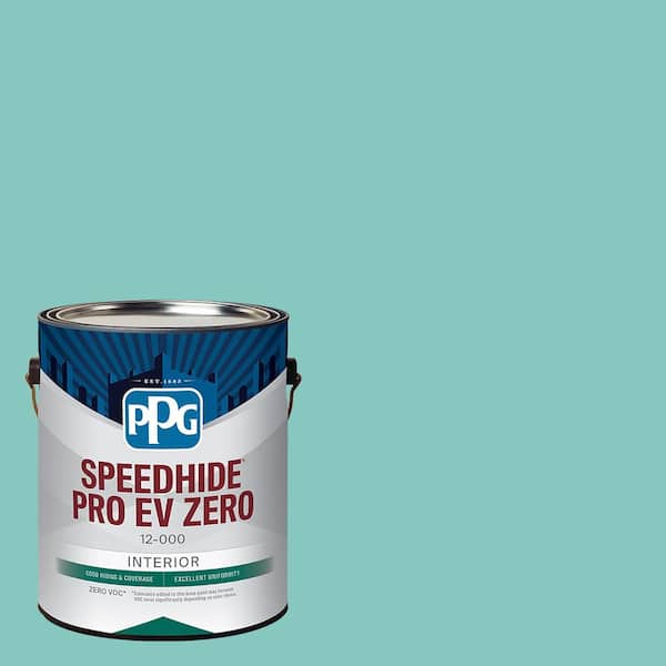 PPG Speedhide Pro EV Zero 1 gal. PPG17-31 Caribbean Crush Semi-Gloss Interior Paint