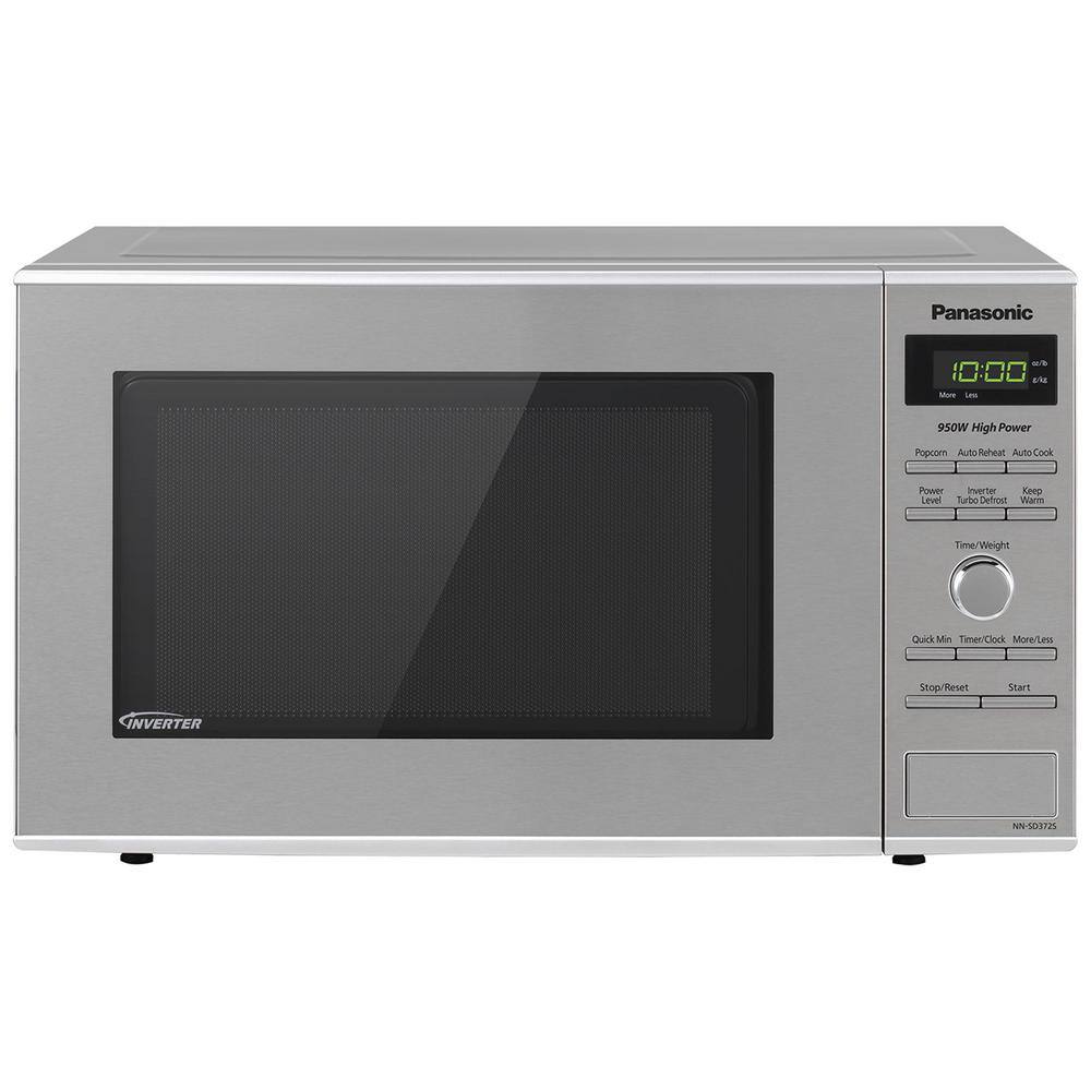 Panasonic 19.2 in. 0.8 Cu. Ft. Countertop Microwave in Stainless