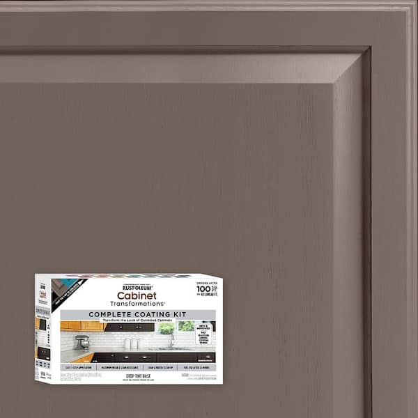Rust-Oleum Transformations 1 qt. Satin London Gray Interior Cabinet Paint Kit
