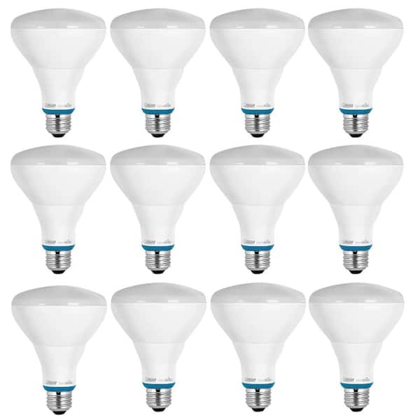 Feit Electric HomeBrite 65W Equivalent Soft White (2700K) BR30 Dimmable Bluetooth Smart LED Flood Light Bulb (Case of 12)