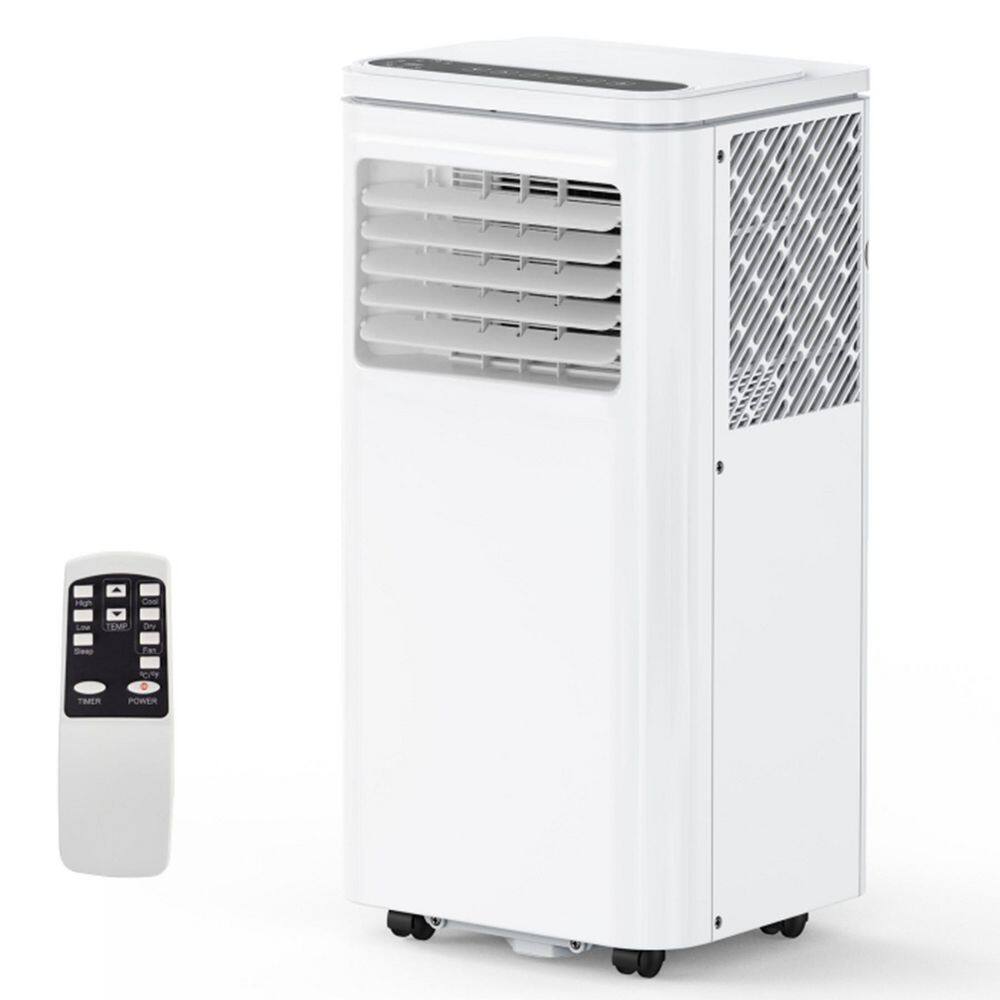 5,000 (DOE) BTU 115-Volt Portable Air Conditioner with Dehumidifier Timer and Remote Cools 350 sq. ft. in White price history on PriceWatchPro