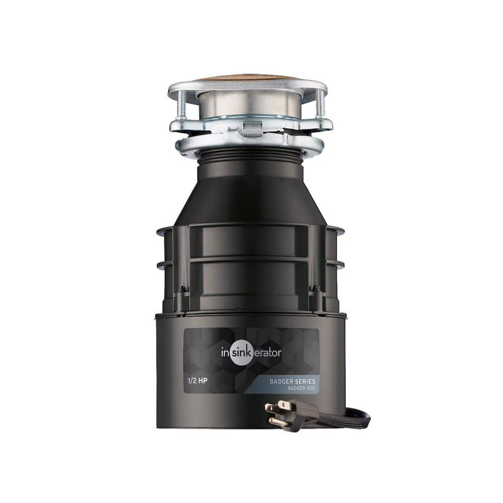 Badger 500 W/C, 1/2 HP Continuous Feed Kitchen Garbage Disposal with Power Cord, Badger Series price history on PriceWatchPro