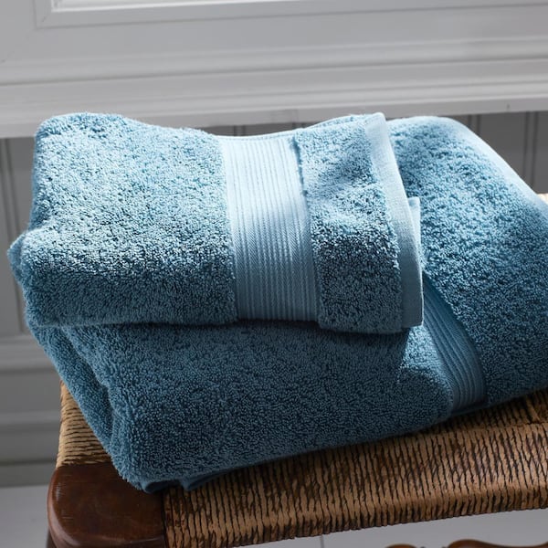 The Company Store Legends Hotel Regal Ocean Blue Egyptian Cotton
