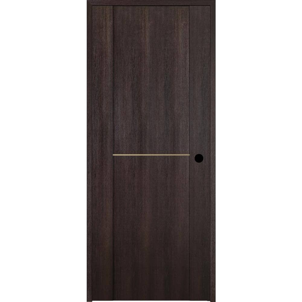 Vona 01 1H Gold 32 in. x 80 in. Left-Handed Veralinga Oak Solid Core Textured Wood Single Prehung Interior Door price history on PriceWatchPro