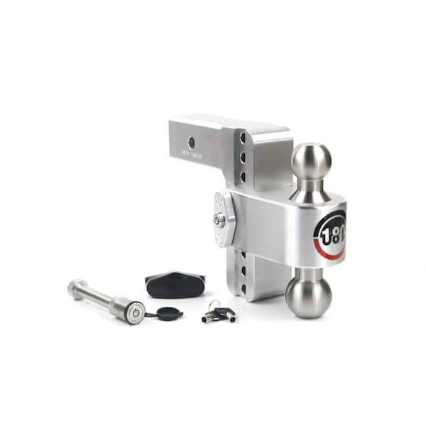 Weigh Safe 180 HITCH LTB6-2.5-KA 6 in. Drop Hitch, 2.5 in. Receiver 18,500 LBS GTW - Keyed Alike Key Lock and Hitch Pin