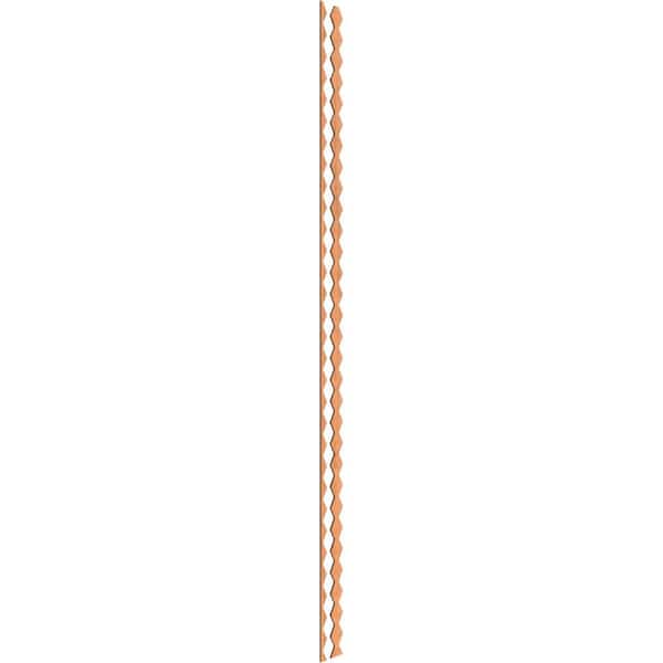 Ekena Millwork Sheyenne 94 in. H x 0.25 in. W Slatwall Panels in Cherry 28-Pack