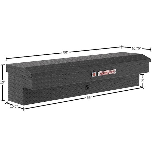 Weather Guard Defender Aluminum Lo-Side Truck Box (58 in. x 15 in. x 13 in.) Weather Guard Defender Aluminum Lo-Side Truck Box (58 in. x 15 in. x 13 in.)