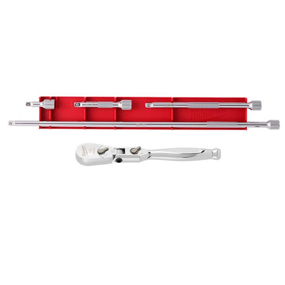 1/4 in. Drive 6 in. Flex Head Ratchet with 1/4 in. Drive Extension Set (5-Piece) price history on PriceWatchPro