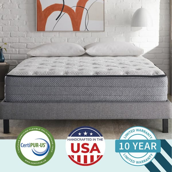 Sleep Solutions Queen Medium Memory Foam 10 in. Mattress