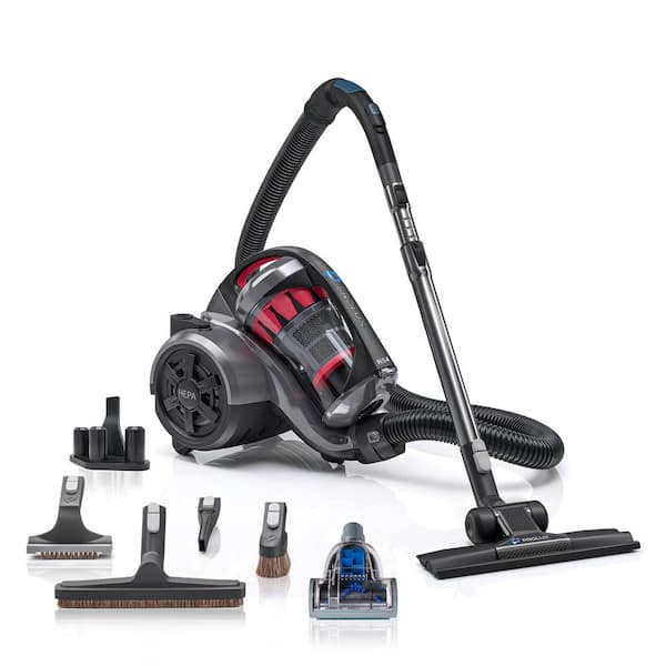 Prolux RS4 Bagless Corded Dual HEPA Filtration Multisurface Black Canister Vacuum Cleaner