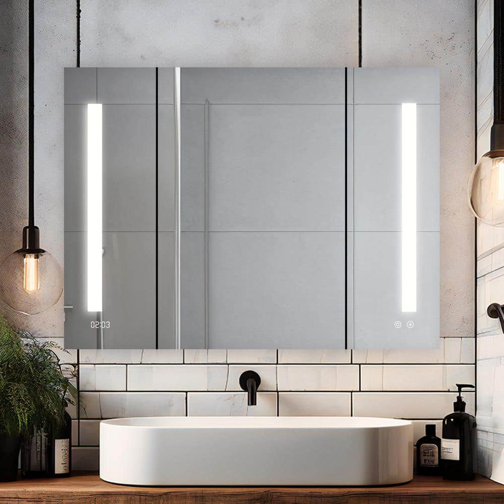 Signature Royale 36" x 30" Aluminum LED Medicine Cabinet