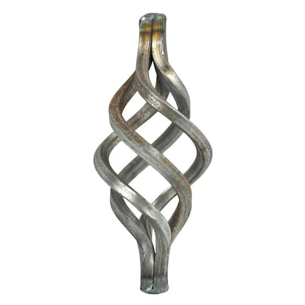 arteferro 3-9/16 in. x 1-3/8 in. x 5/16 in. Square Bar With 4 Filaments Raw Forged Basket