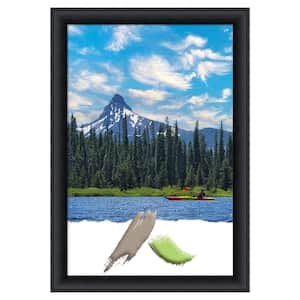 Nero Black Wood Picture Frame Opening Size 20 x 30 in.