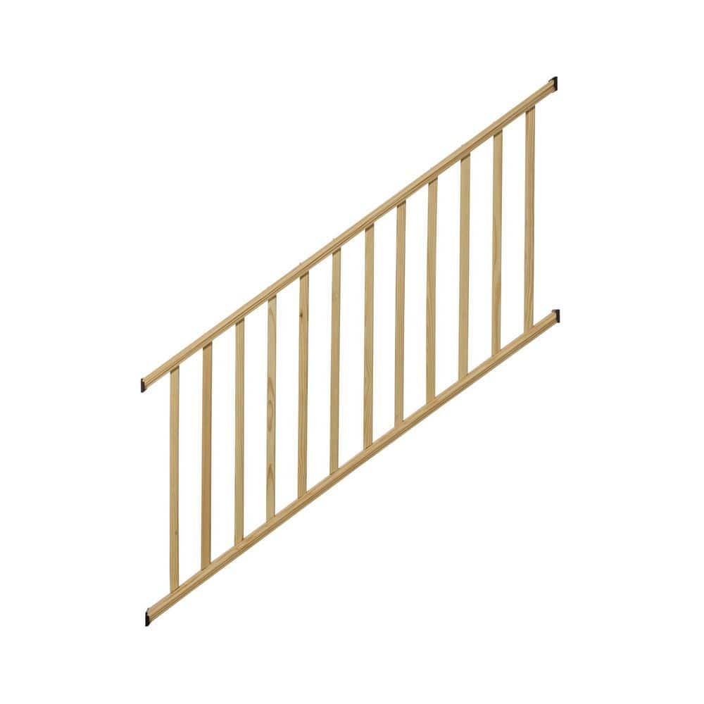 6 ft. Southern Yellow Pine Routed Stair Rail Kit with SE Balusters price history on PriceWatchPro
