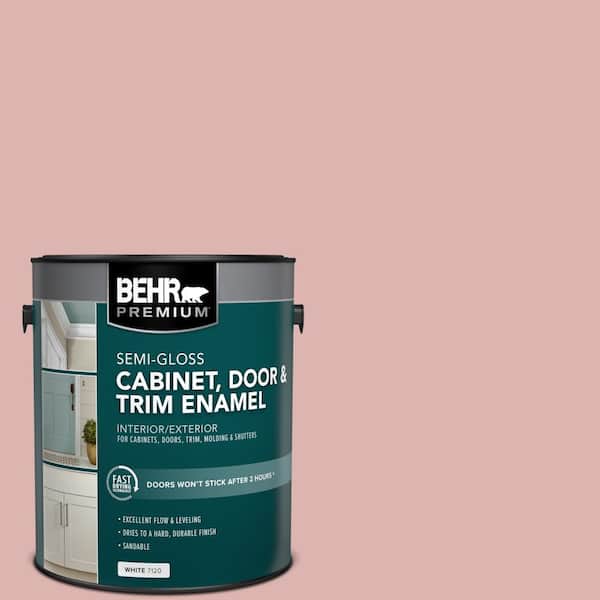 BEHR PREMIUM 1 gal. #S150-2 Tea Room Semi-Gloss Enamel Interior/Exterior Cabinet, Door & Trim Paint