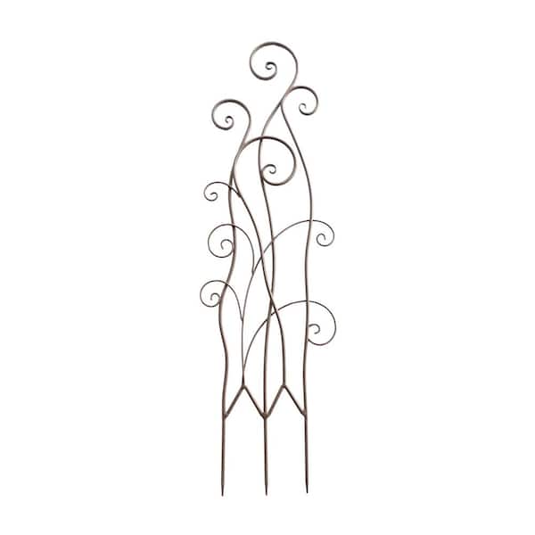 Evergreen Enterprises 43 in. Swirl Trellis with Metal Spirals