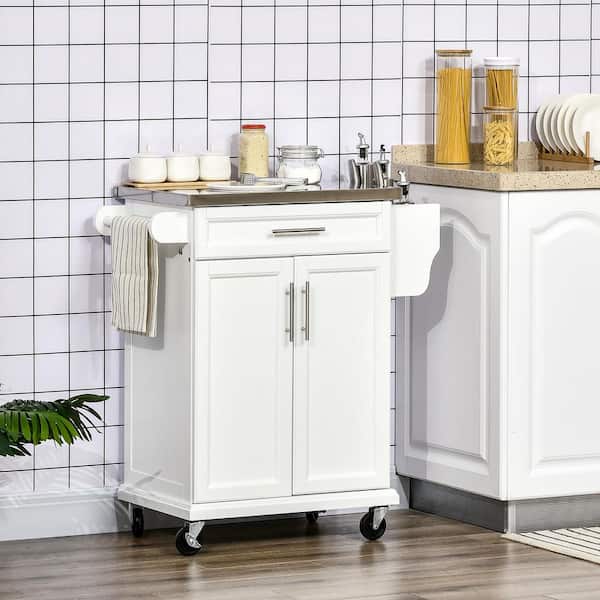kleankin Freestanding Bathroom Storage Cabinet Organizer