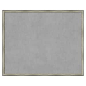 Salon Scoop Silver 42 in. x 34 in. Framed Magnetic Board