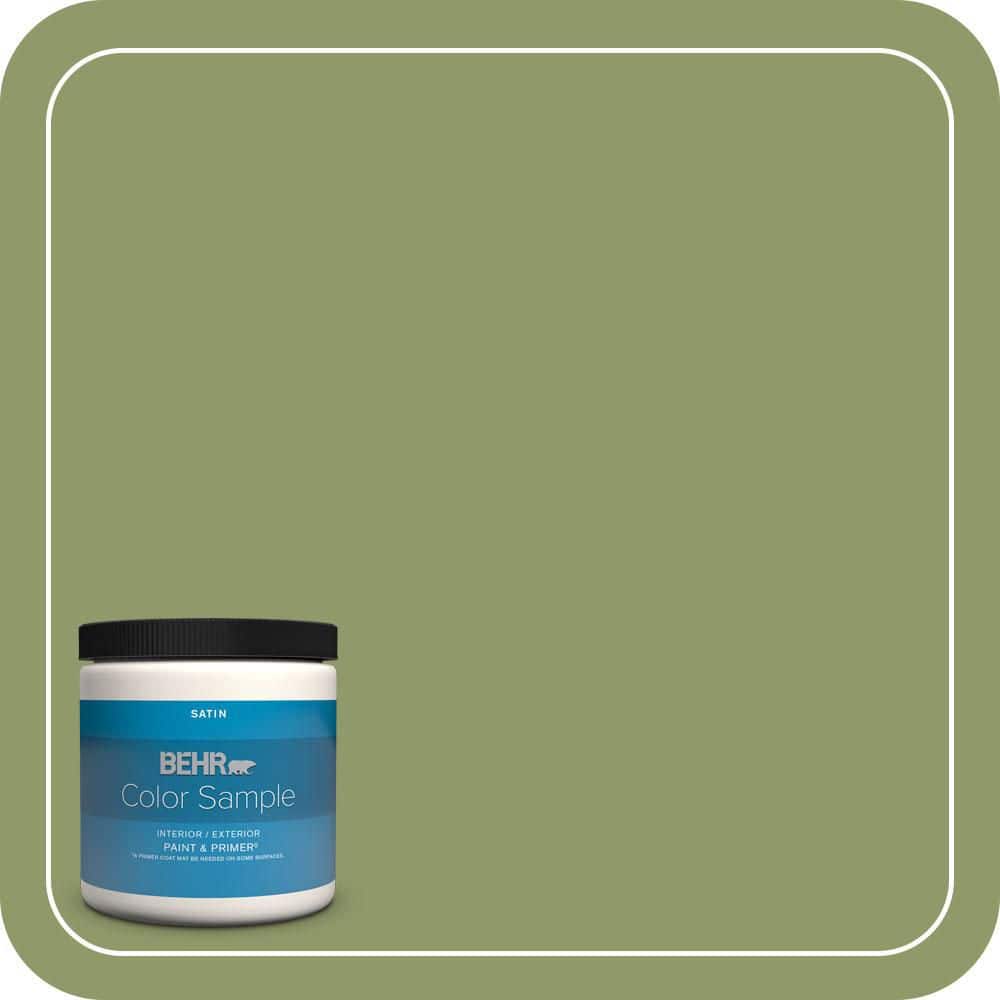 8 oz. Home Decorators Collection #HDC-SP14-2 Exotic Palm Satin Enamel Interior/Exterior Paint & Primer Color Sample price history on PriceWatchPro