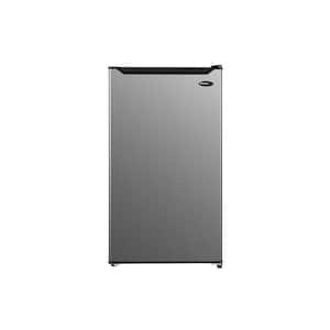 Diplomat 18.6 in. 3.3 cu. ft. Mini Refrigerator in Stainless Steel Look
