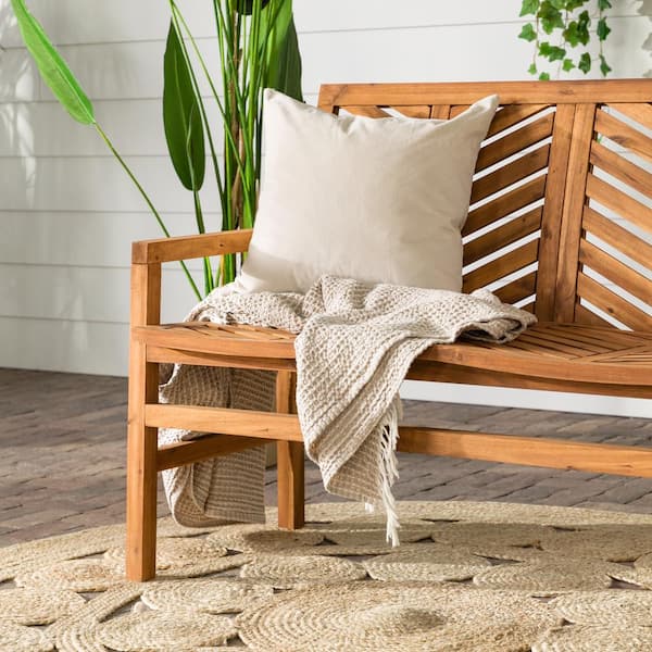 Acacia wood outdoor deals loveseat