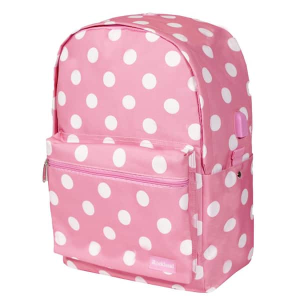 Rockland Classic Laptop 17 Backpack - Pink