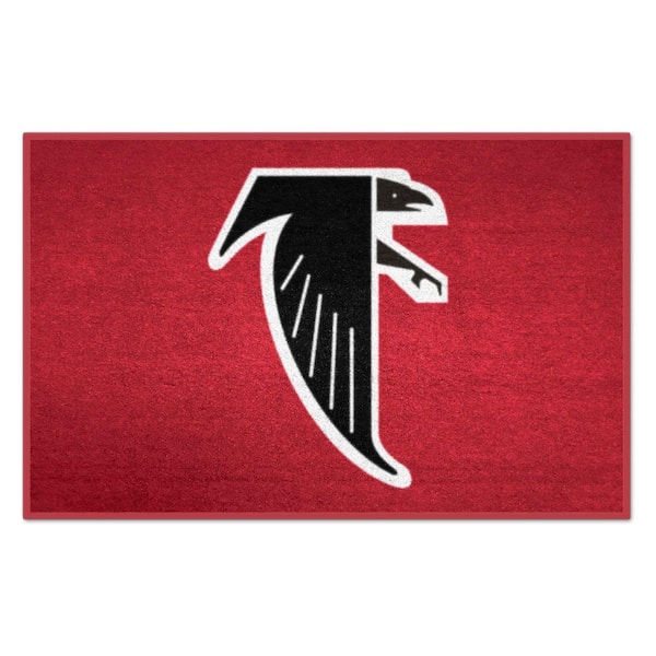 FANMATS Red 1 ft. 7 in. x 2 ft. 6 in. Atlanta Falcons Vintage Starter Mat Area Rug