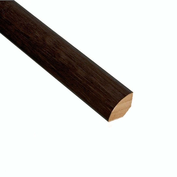 HOMELEGEND Horizontal Black 3/4 in. Thick x 3/4 in. Wide x 94 in. Length Bamboo Quarter Round Molding