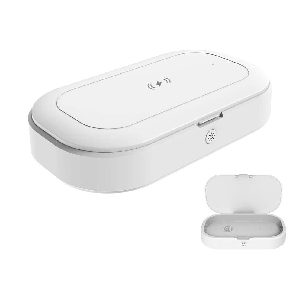 TruePower 3-in-1 UV Phone Sanitizer with 10-Watt Wireless Charger and Aroma Diffuser, for All Smart Phone, Jewelry, Watches, etc.