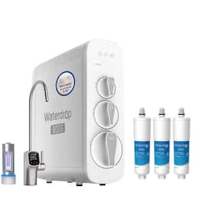 All-in-1 Water Purification Set:800GPD Under-Sink RO Filtration System with Smart LED Faucet and 3-Pack Scale Inhibitor