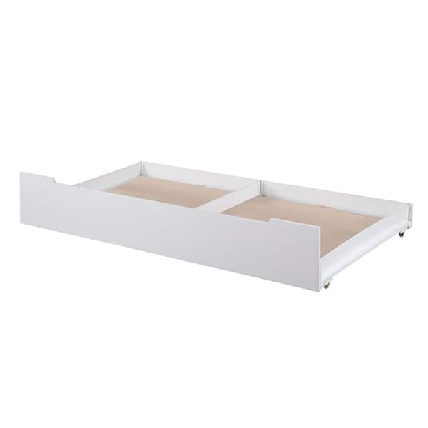 Acme Furniture Loreen Oak & White Finish Twin Adjustable Trundle