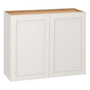 Westfield Feather White Shaker Stock Assembled Wall Kitchen Cabinet (36 in. W x 12 in. D x 30 in. H)