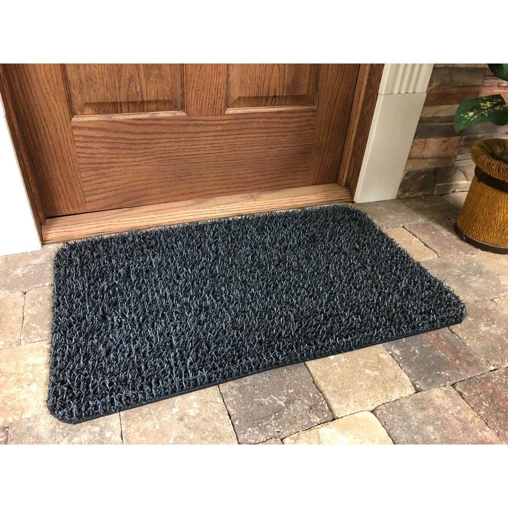 Charcoal High Traffic Polyethylene Outdoor Doormat