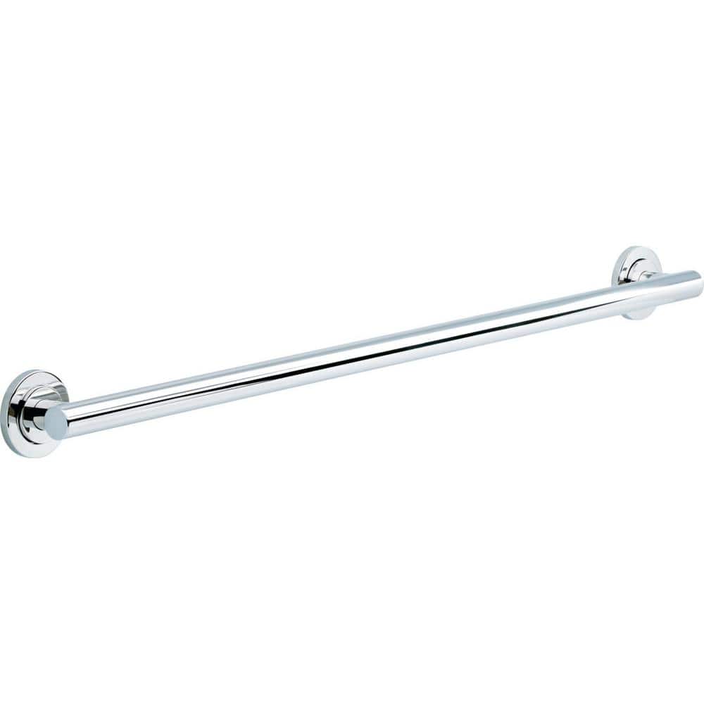 Voisin 36 in. x 1-1/4 in. Decorative ADA Bathroom Shower Grab Bar in Bright